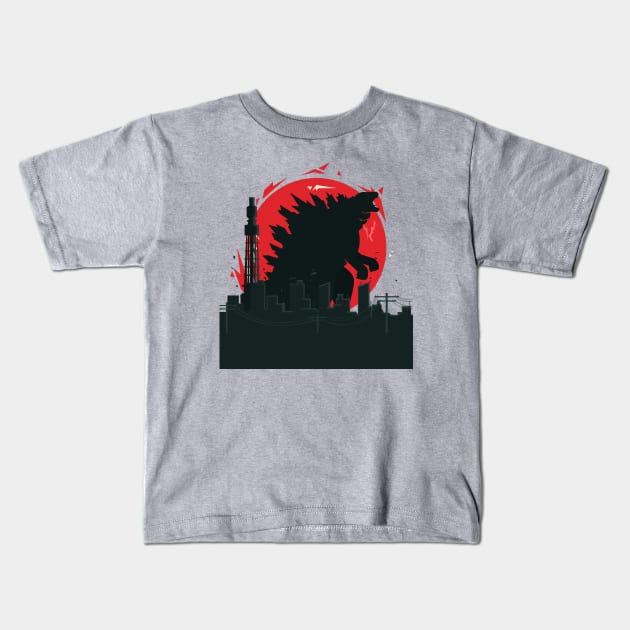 Godzilla Kids T-Shirt by Cika Ciki